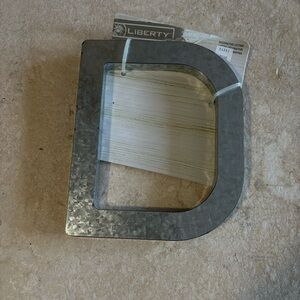 2014 Decorative Metal “D” Letter New
